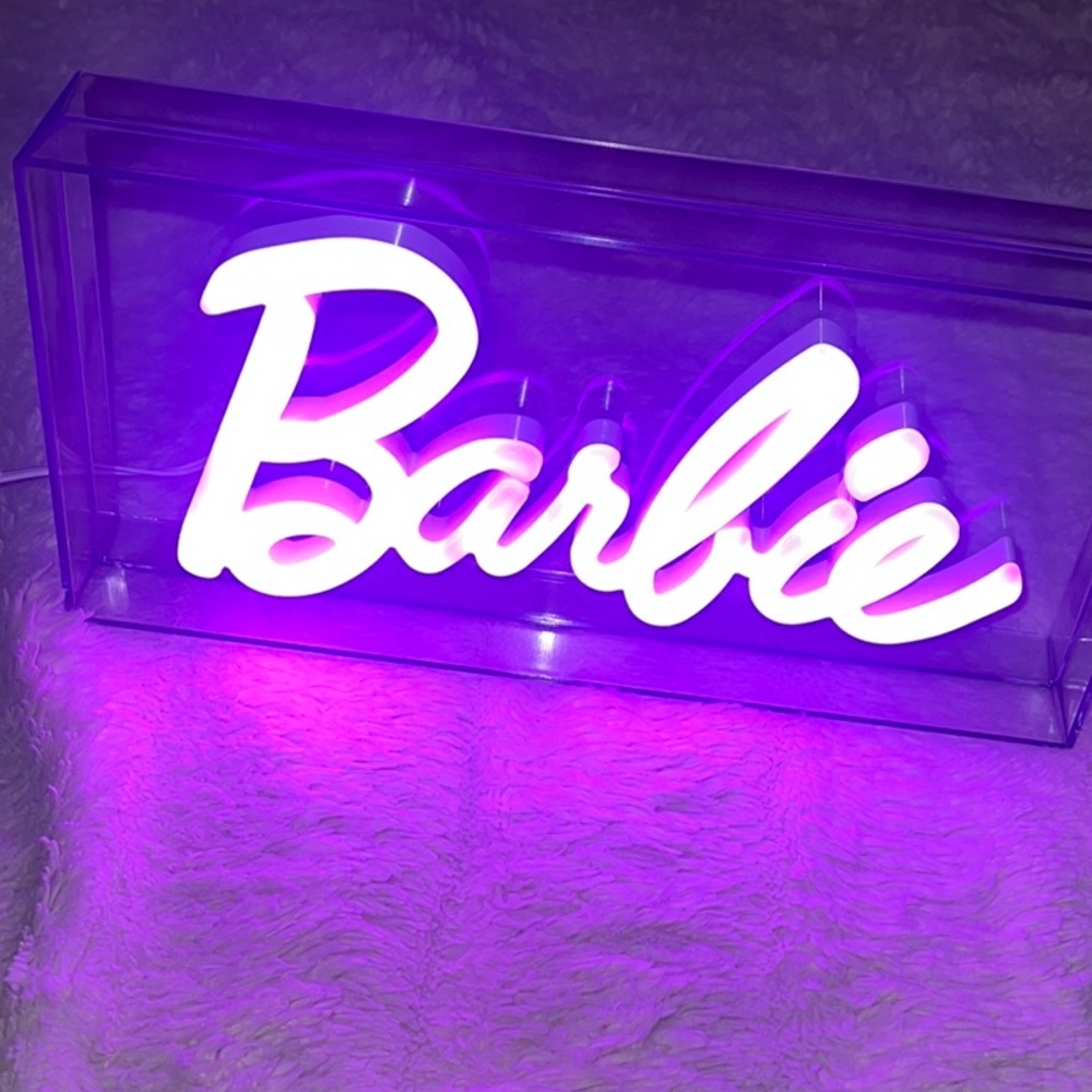 New Neon Barbie Sign